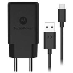 Imagem de Carregador Turbo Motorola 18W Moto G9 Plus Tipo-C
