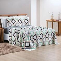 Jogo De Cama Malha Casal Quality 04 Peças - Harmony - Bia Enxovais