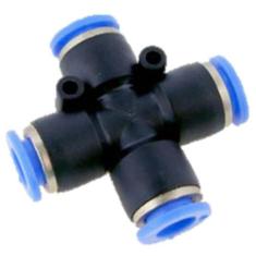 Emenda Cruzeta Fluir Para Mangueira PU 4mm