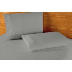 Jogo de Cama Classic Casal Percal 400 Fios 3 Peças Pt Palito - Paulo C