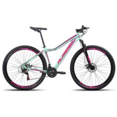 Bicicleta Aro 29 Alfameq Pandora Bike Feminina Alumínio 21v Freio a Di