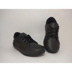 Colegial Tênis Infantil Volta às Aulas - kayttoHappy, Preto cadarço, 3