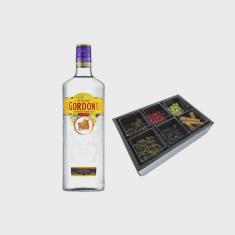 Gin Gordons + Kit Gin Tonica Essencial com 6 especiarias