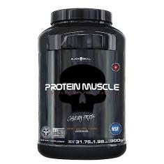 Protein Muscle Caramelo 900G, Black Skull