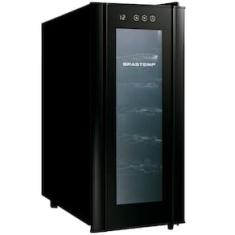 Adega de Vinhos Brastemp BZC12BE com Iluminação Led com Painel Eletrônico para 12 Garrafas - Preta