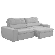 Sofá Retratil Reclinável 2 Lugares 160cm Confortável Veludo Mega Sul