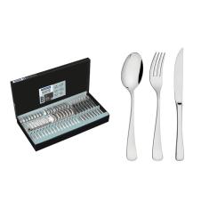 Faqueiro Mônaco em Aço Inox com Facas para Churrasco Forjadas Acabamento Alto Brilho 48 Peças Tramontina 66917/144