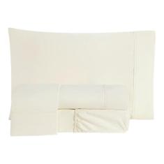 Jogo Cama Lençol Essencial King Micropercal 200 Fios 4 Peças - Casa Sc