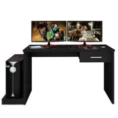 Mesa para Computador Notebook Desk Game DRX 9000 Preto - Móveis Leão
