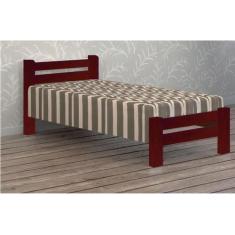 Cama Solteirão (Solteiro Extra) Piazza de Madeira Maciça Angelim Pedra