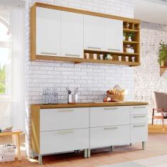Cozinha Compacta Modulada 4 Peças Burguesa Premium 100% Mdf - Nesher M