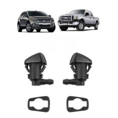 Par Bico Esguicho Brucutu Limpador Agua Parabrisa Edge F250 F350 F450 