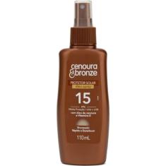 Óleo Protetor Solar Spray Cenoura & Bronze FPS 15 - 110ml