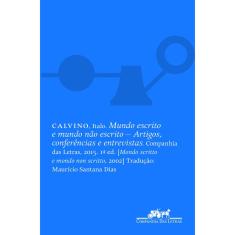 Livro - Mundo escrito e mundo não escrito