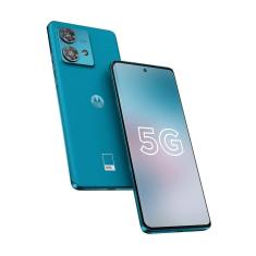Smartphone Motorola Edge 40 Neo 5G 256GB 8GB RAM Câmera Dupla + Selfie 32MP 6.55&quot; Caneel Bay - Vegan Leather