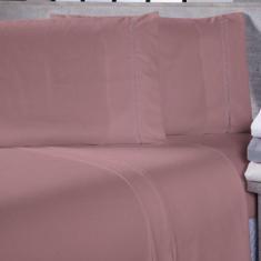 Jogo De Cama Lençol Sofist Ponto Palito 400 Fios Toque Macio Casal Kin