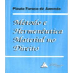 Livro Metodo E Hermeneutica Material No Direito