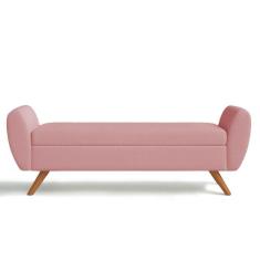 Recamier Bau Grecia 1,20M Suede Rose - Clique Decor