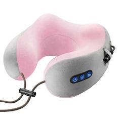 Almofada Massageador Pescoço Bateria Massagem USB Anti Estresse Relaxante Infra Vermelho