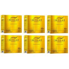 Kit 6 Imegar Hair Vitamins Homens & Mulheres 60Cps - Prowin