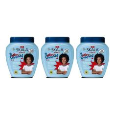 Creme Skala 1Kg Mais Crespinhos-Kit C/3Un