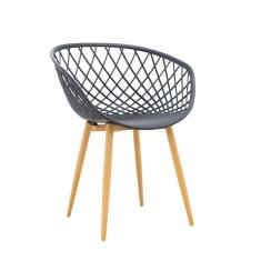 Cadeira com Braços Polipropileno Clarice Rivatti Preto