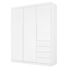 Guarda Roupa Infantil Blenda Branco Acetinado - Phoenix Baby