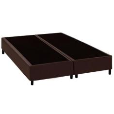 Cama Box Base Queen Universal Courano Brown (158x198x20) - Costa Rica 