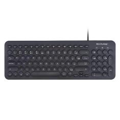 Teclado Multilaser Com Fio E Teclas Redondas - Tc234