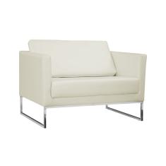 Poltrona Decorativa Julia 106cm Corano Bege Claro