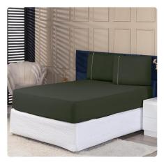 Jogo de Lençol Micropercal Casal 400 Fios 3pças Premium - Lenharo Enxo