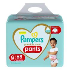 Fralda Descartável Pampers Premium Care Pants G 68 Unidades, G, 68