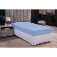 Lencol com elastico avulso solteiro para cama box e comum 100% algodão