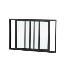 Janela de Correr Abertura Dupla Premium 3 Folhas Vidro Liso 100x200cm 