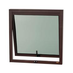 Janela de Alumínio Maxim-Ar 60x60cm Vidro Mini Boreal Confort Brimak Corten