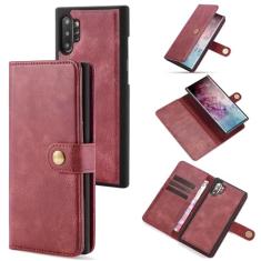 Asuwish Capa de celular para Samsung Galaxy Note 10 5G carteira magnética destacável com protetor de tela de vidro temperado flip compartimento para cartão Note10 notas 10s Ten Not S10 mulheres homens