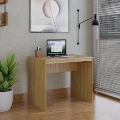 Mesa para Escritório 90cm Office Turim Espresso Móveis Lamina Mel