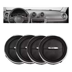 Kit 04 Difusor de Ar Gol G4 G5 G6 Voyage Saveiro Aro Cromado