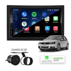 Kit Central Multimídia MP10 CarPlay e Android Auto Golf 2014 - First O