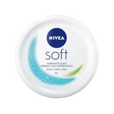Creme Hidratante Corporal Nivea Soft 97g, Sem fragrância, 97g