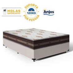 Cama Box com Colchão de Molas Anjos Classic Superlastic Viúva 128cm
