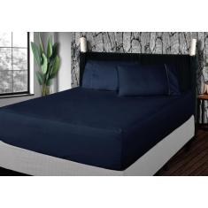 Jogo De Lençol Micropercal 600 Fios Diemond Queen 3 Peças  - Outcasa c