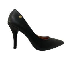 Sapato vizzano bico fino ref:1184.1101 feminino, Preto, 35