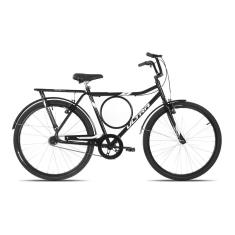Bicicleta de Passeio Ultra Bikes Esporte Stronger Aro 26 Reforçada Freio V-Brake Preto