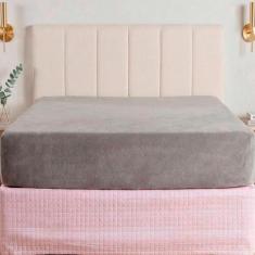 Lençol De Plush Casal King Manta Soft Com Elástico - Bella Layette, CI