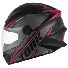 Capacete Fechado Masculino Feminino Para Moto Pro Tork R8, 60, ROSA