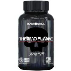 TERMOGÊNICO THERMO FLAME - 120 TABLETES - BLACK SKULL-Unissex