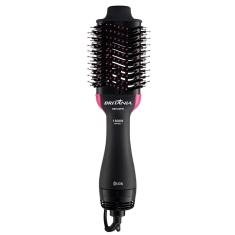 Escova Secadora Britania Cerâmica  BEC02 - Preto com Rosa