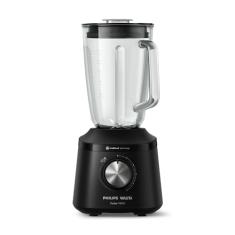 Philips Walita, Liquidificador Série 3000 Turbo, 110V, Preto, Jarra de Vidro 700W - HR2272/91