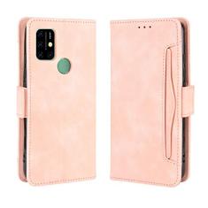 Capa com compartimento para cartão para Umidigi Power 3, capa flip de couro para Umidigi Power 3, capa magnética retrô para celular, capa carteira com compartimentos para cartão